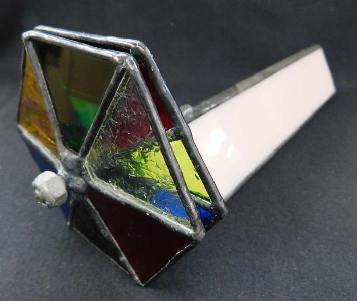 Studio Artist Made Kaleidoscope - Unsigned - 3" x 9.25" x 1.75": See Photos For Condition and Details 