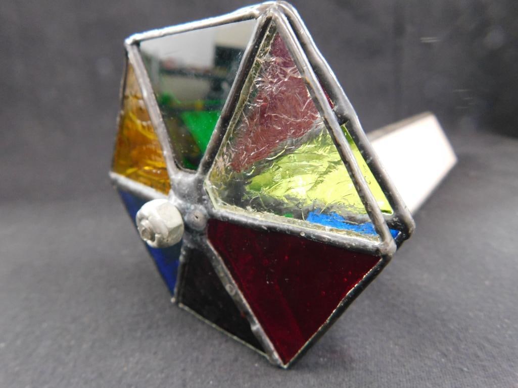 Studio Artist Made Kaleidoscope - Unsigned - 3" x 9.25" x 1.75" - 9