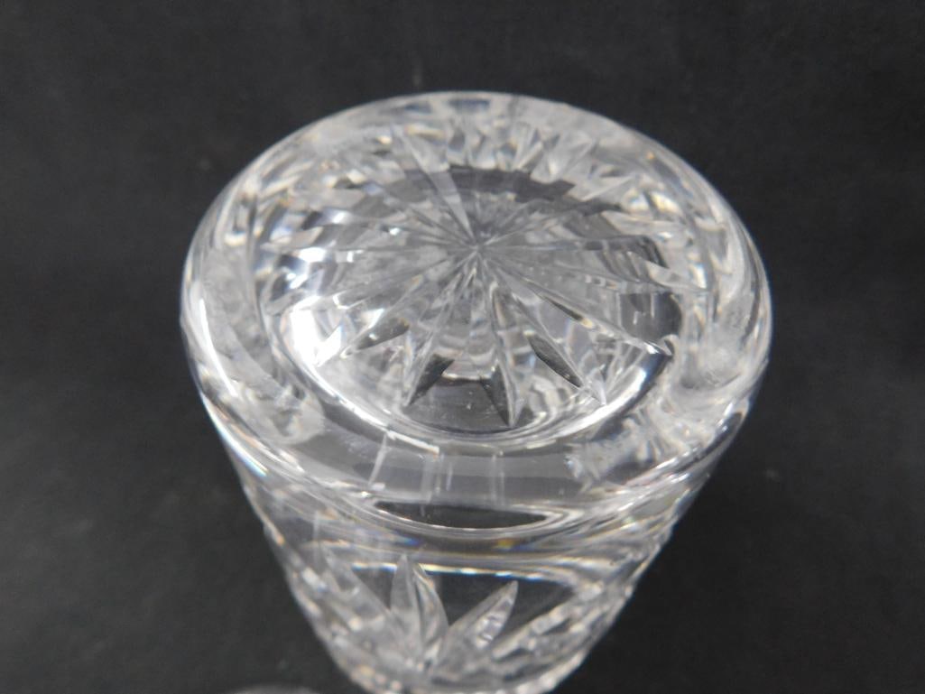 Waterford Crystal - Honey Pot with Lid - Original Box - 4" x 3" - 5