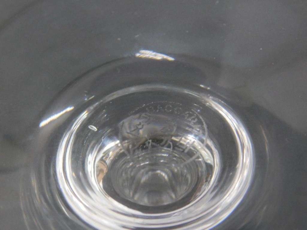 Baccarat 8 Piece Decanter - Glasses and Base - Liquor Set - 13.5" x 12" - 6