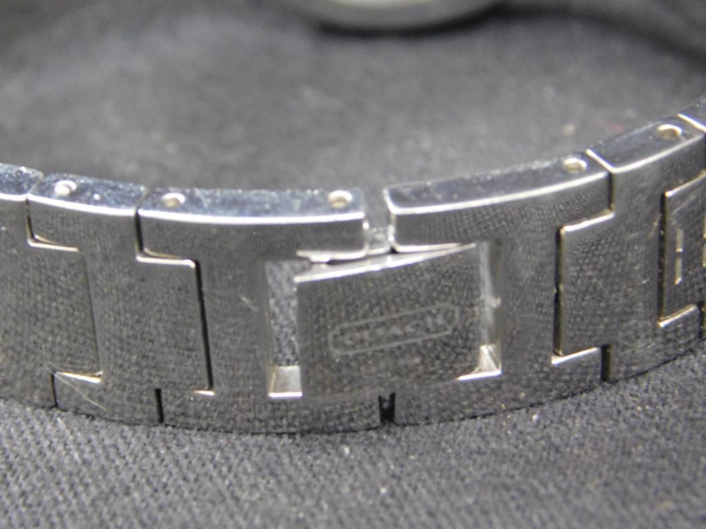 Coach Stainless Steel Ladies Wristwatch - Original Box - 6