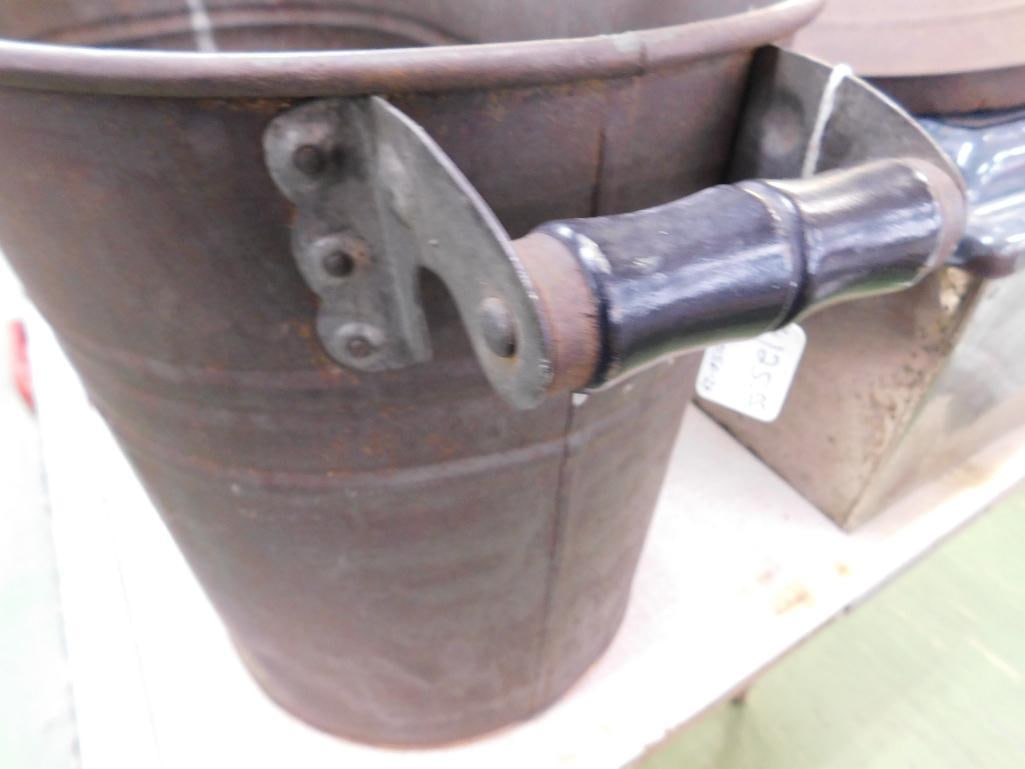 Vintage Copper Boiler with Lid - 17.5" x 27" x 12" - Lid Has Rust Issues - 4