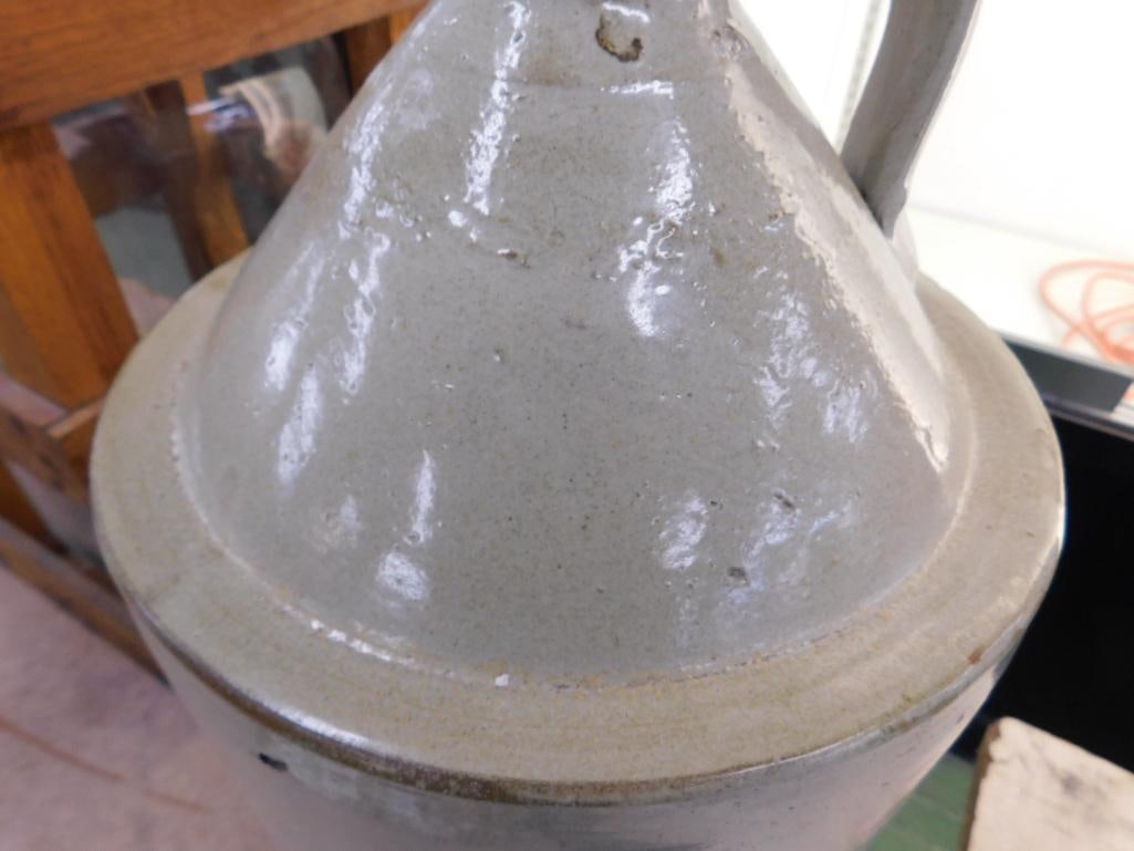 US 5 Gallon Pottery Jug - 19.5" x 11" - Couple Chips on Base - 4