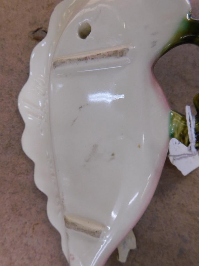 Group of 3 Hull Pottery Pieces - 6" Double Handled Vase - 7" Cornucopia Vase - 7