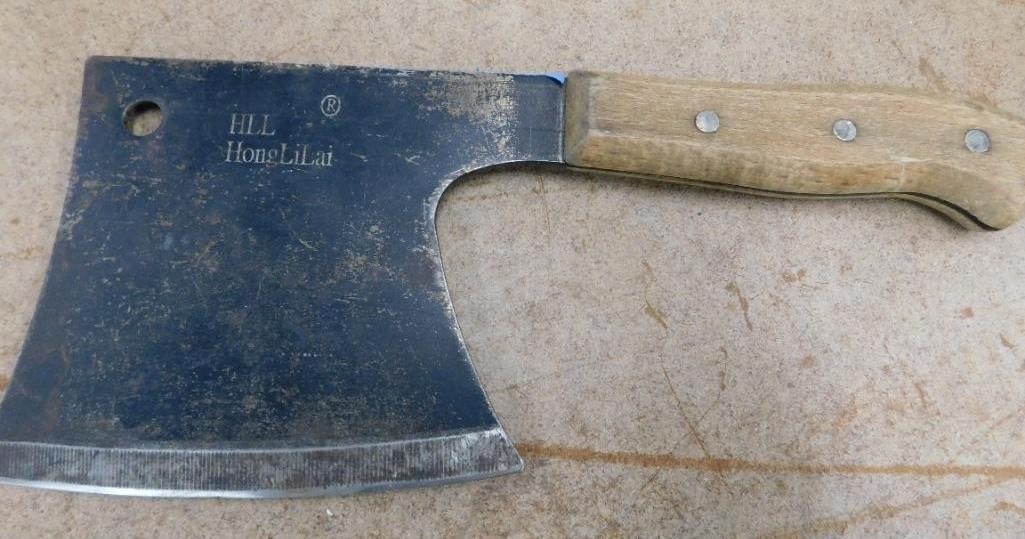 HLL HongLiLai Cleaver - 5" x 11.5": See Photos For Condition and Details 