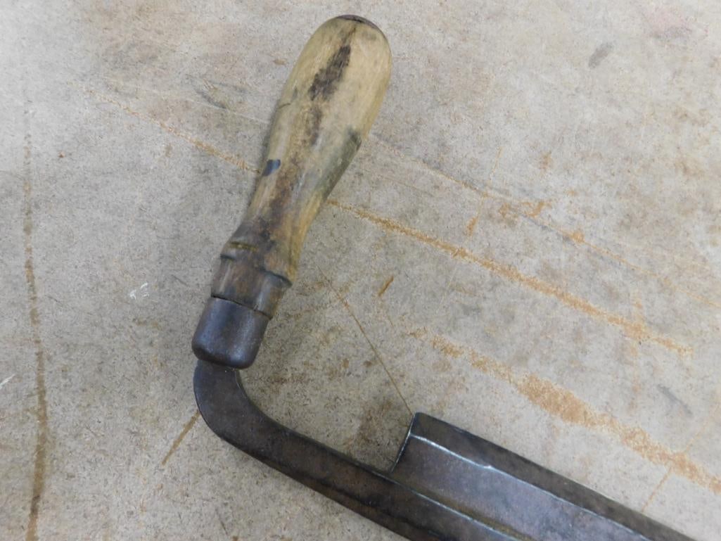 Vintage Unmarked Draw Knife - 6" x 14.5" - 2