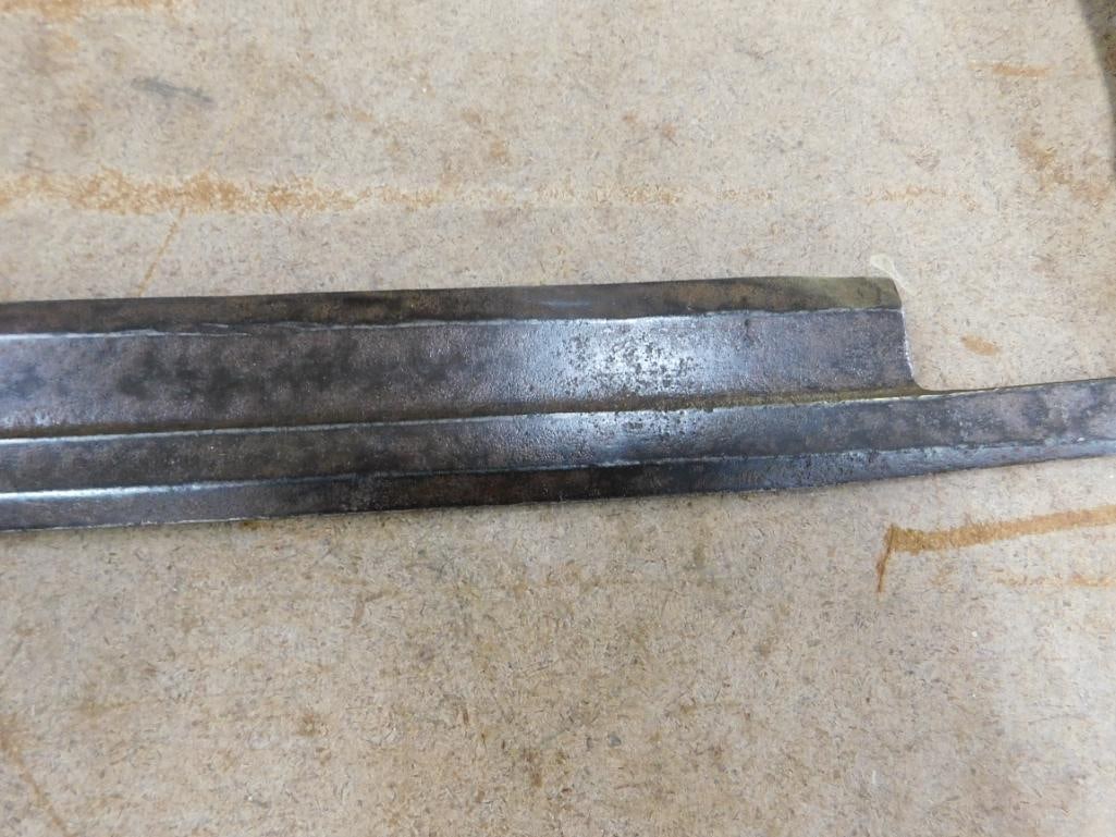 Vintage Unmarked Draw Knife - 6" x 14.5" - 4