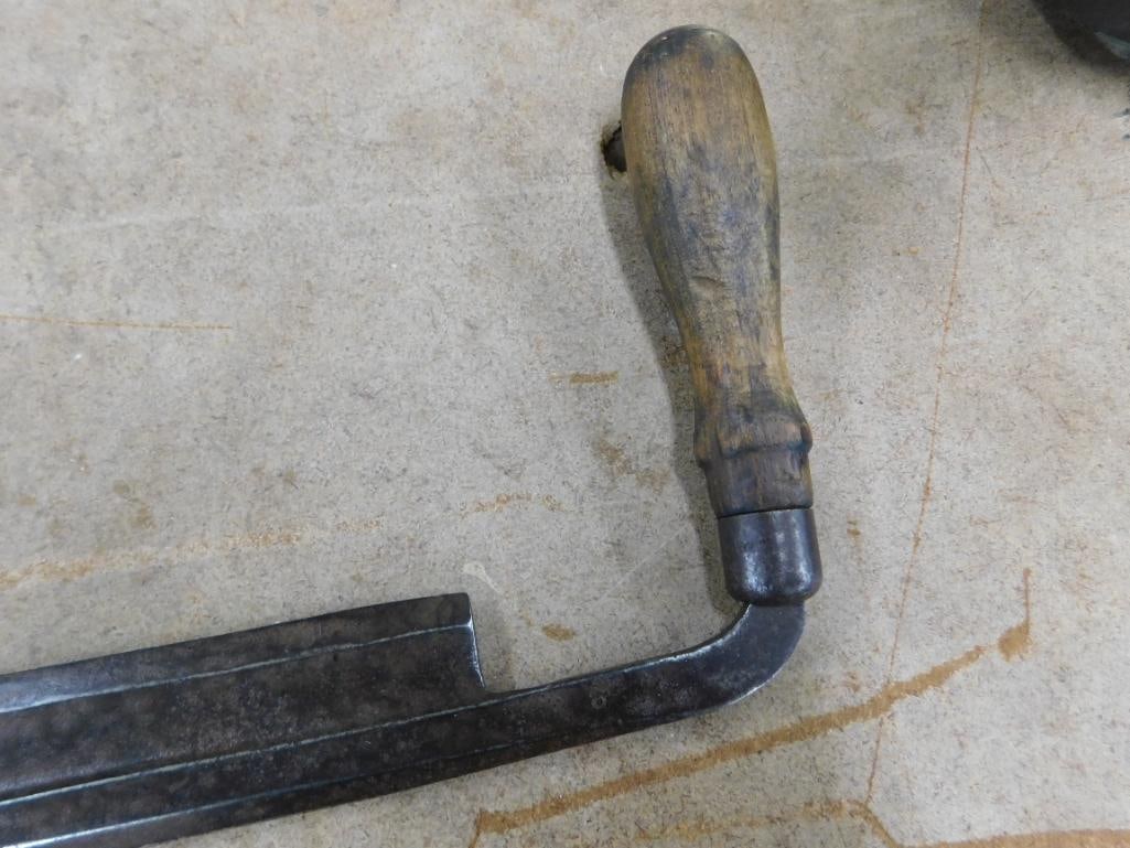 Vintage Unmarked Draw Knife - 6" x 14.5" - 5