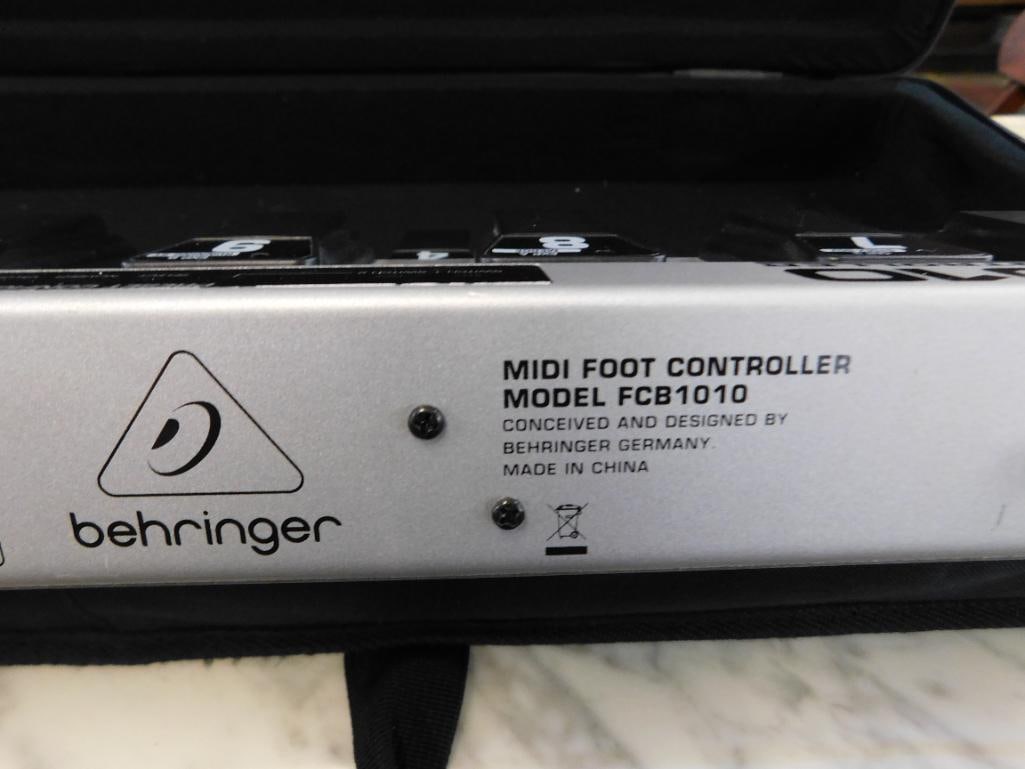 Behringer - FCB1010 Midi Foot Controller - No Power Cord - 9