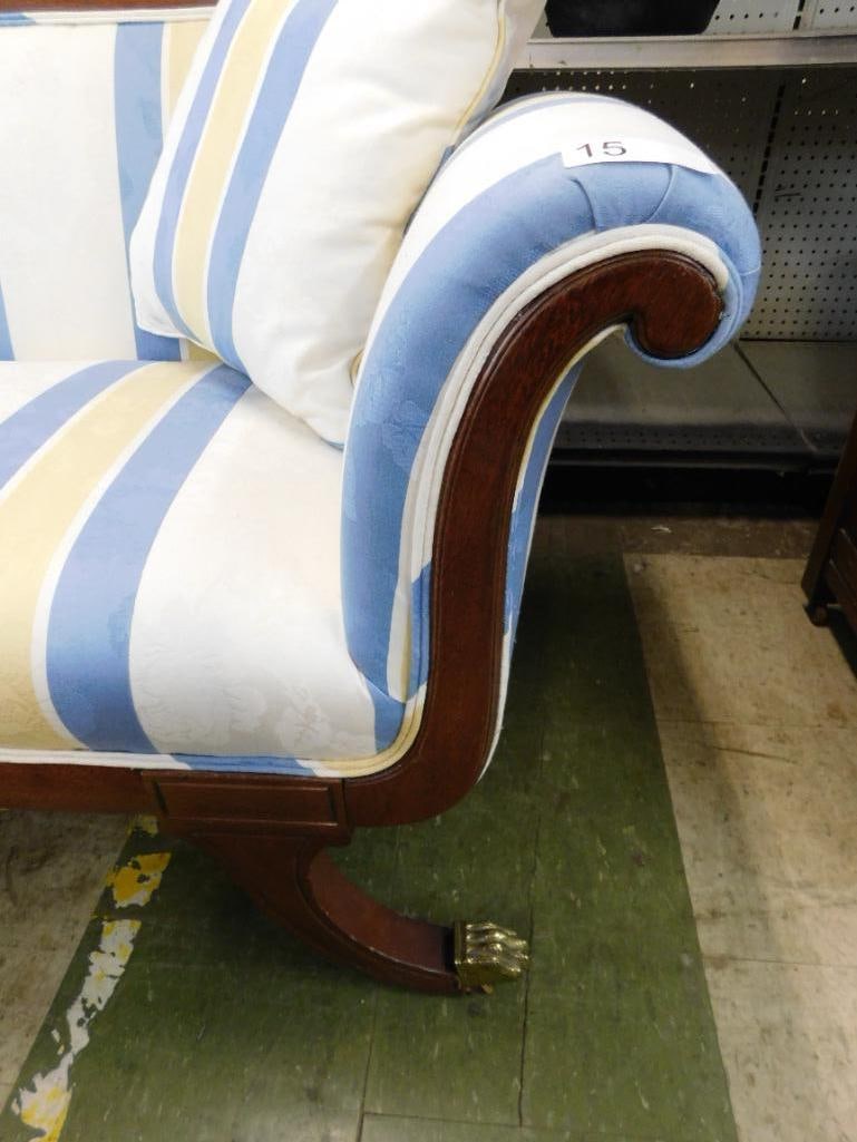 Duncan Phyfe Settee - 32" x 76" x 28" - 2