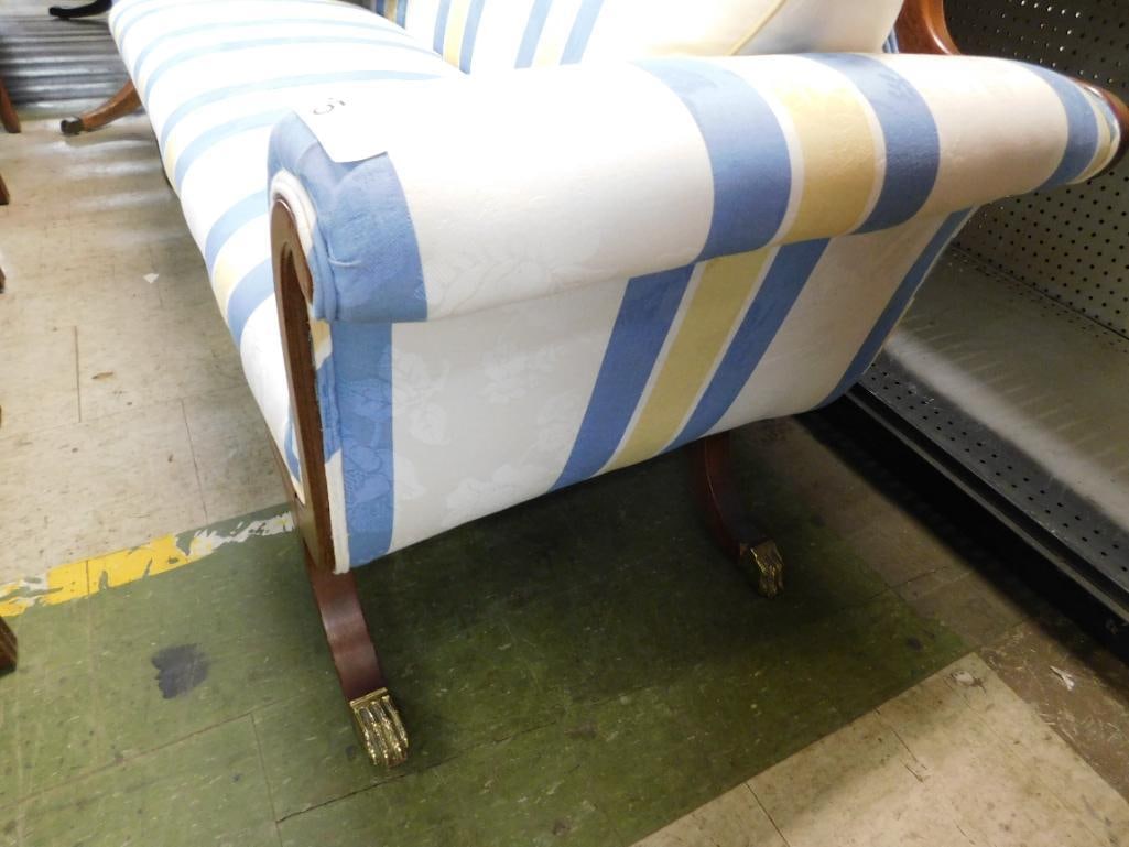 Duncan Phyfe Settee - 32" x 76" x 28" - 4