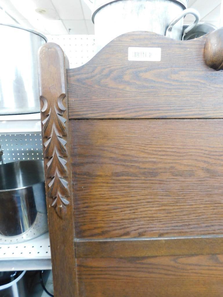 Oak Double Headboard - 73" Tall - 2