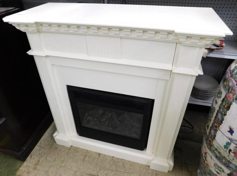 Electric Fireplace Heater With Mantle - 42" x 42" x 17" (1 of 10)