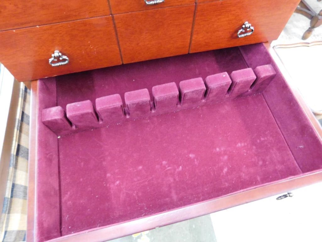 Wallace Floor Model 4 Drawer Silver Chest - 35" x 15"x 12" - 5