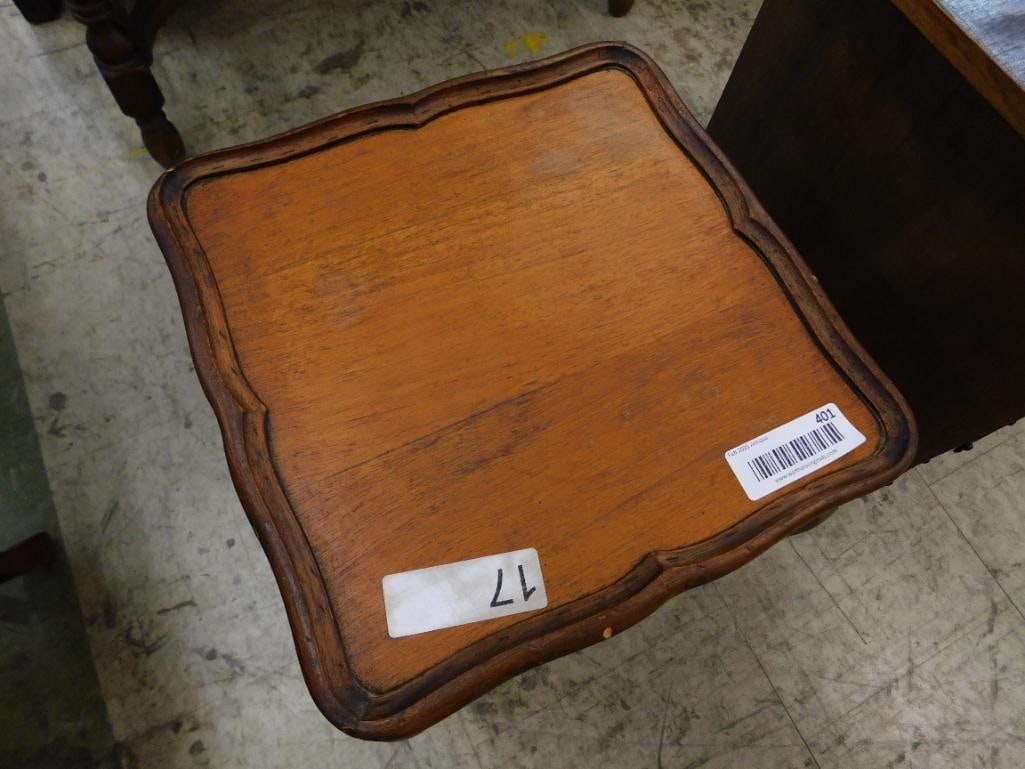 Small Pie Crust Table - 18.5" x 12" x 12" - 2