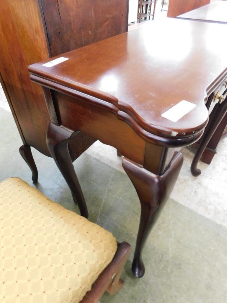 1 Drawer Flip Top Game Table with Drink Holders - 31.5" x 32" x 16" - 2