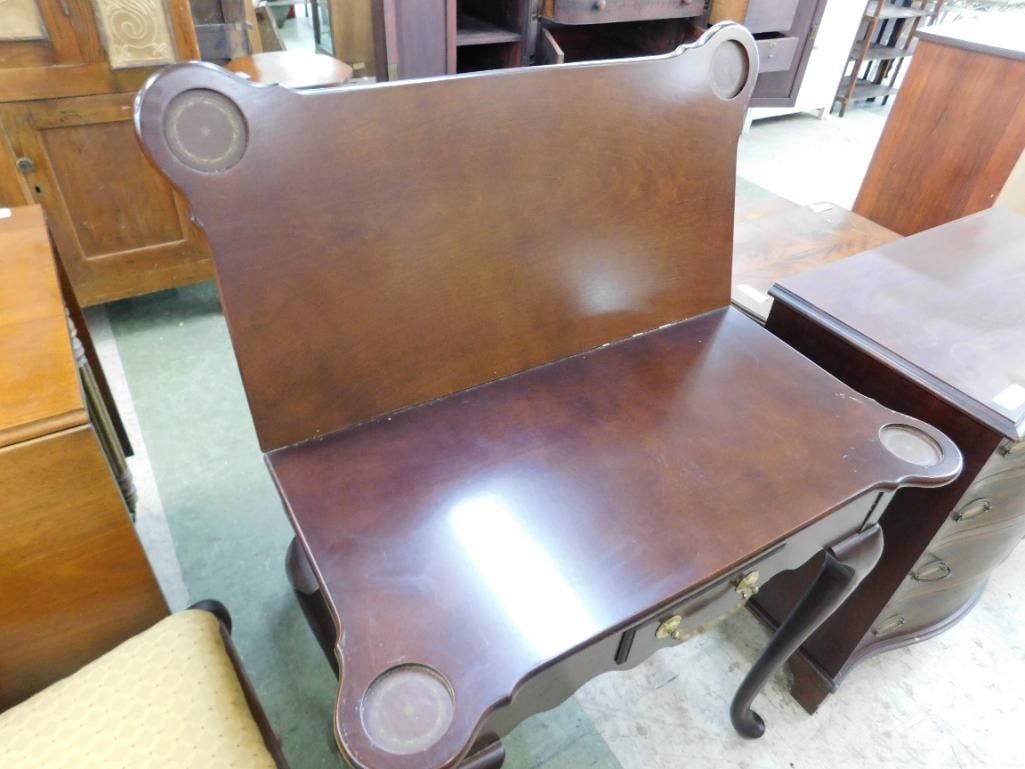 1 Drawer Flip Top Game Table with Drink Holders - 31.5" x 32" x 16" - 6