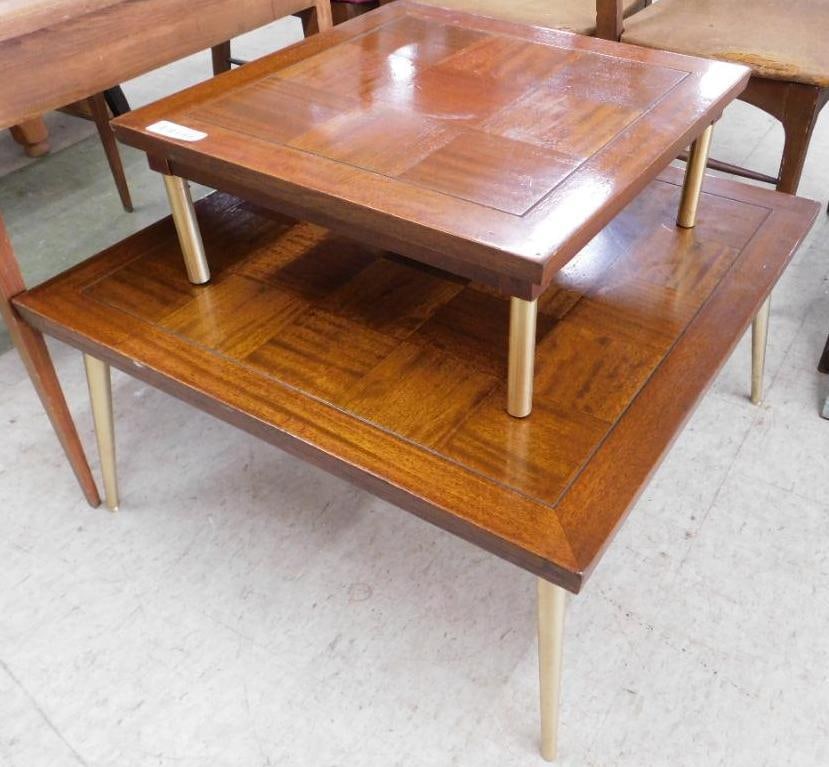 1956 Lane Furniture Coffee Table with Smaller Table - 2 Pieces - Larger is 15" x 30"x 30" (1 of 11)