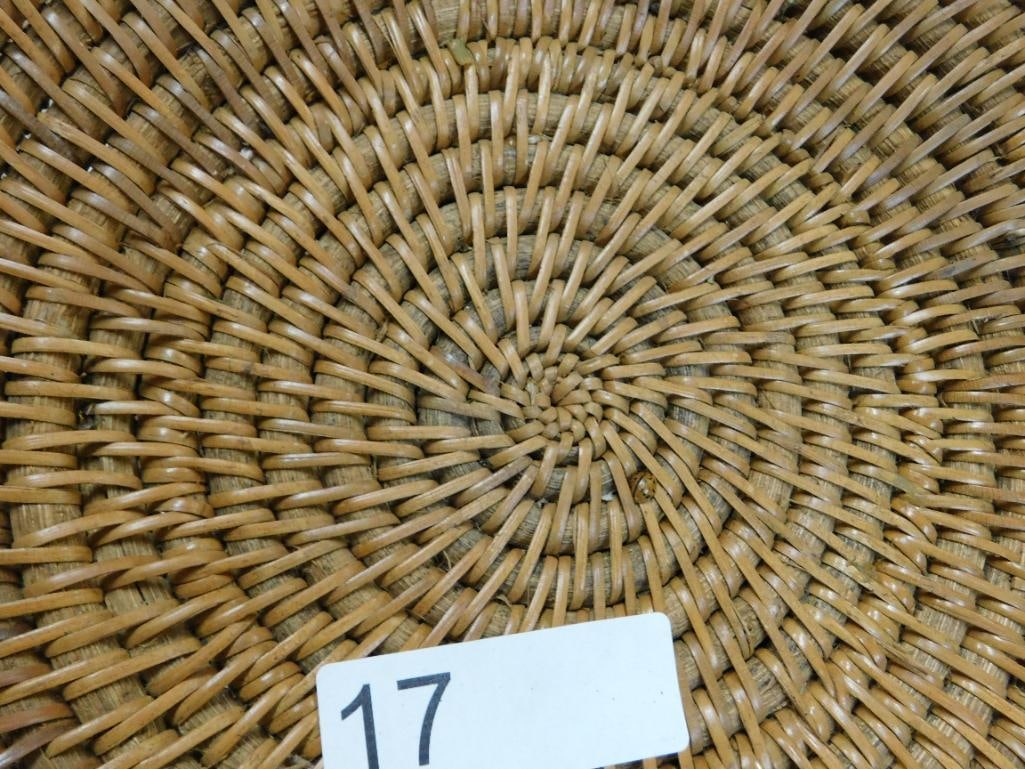 Woven Footed Bowl - 10" x 19" - 3