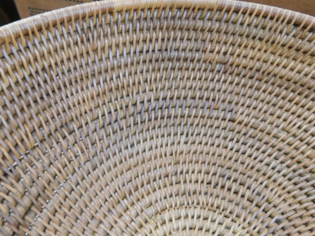 Woven Footed Bowl - 10" x 19" - 4