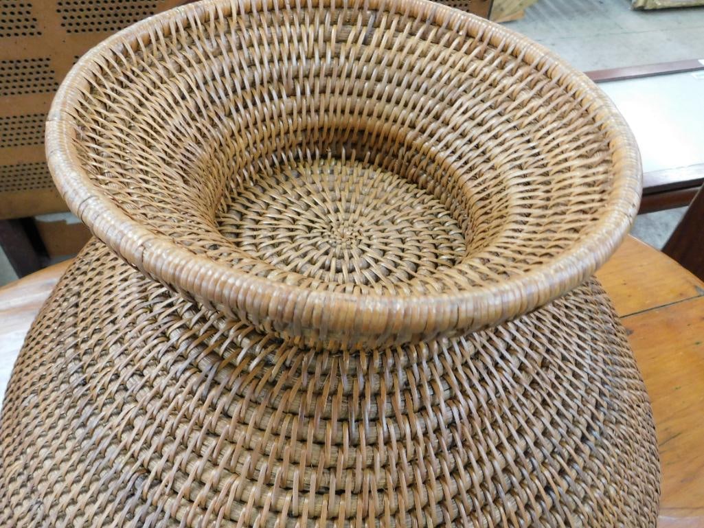 Woven Footed Bowl - 10" x 19" - 5