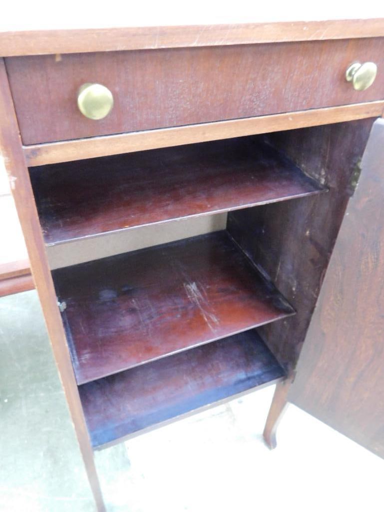 Vintage 1 Drawer Sheet Music Cabinet - 39.5" x 19.5" x 15" - 6