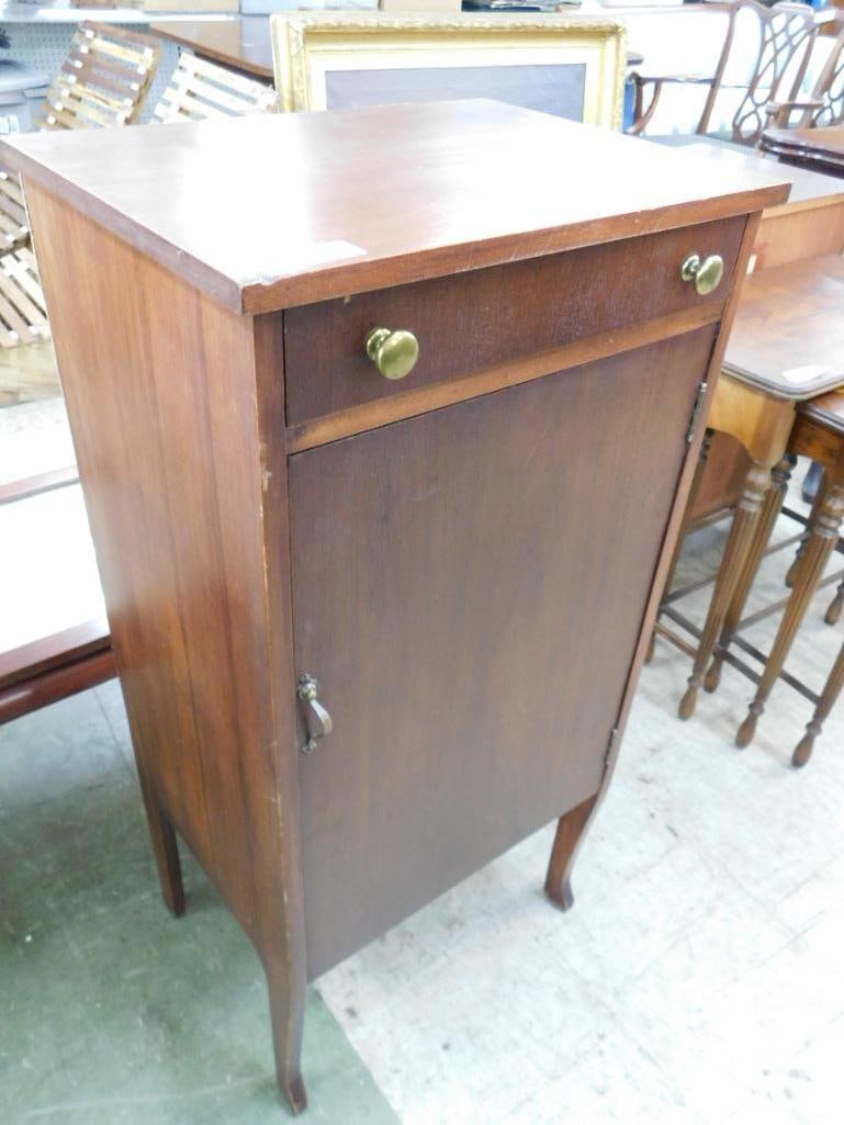 Vintage 1 Drawer Sheet Music Cabinet - 39.5" x 19.5" x 15" - 9