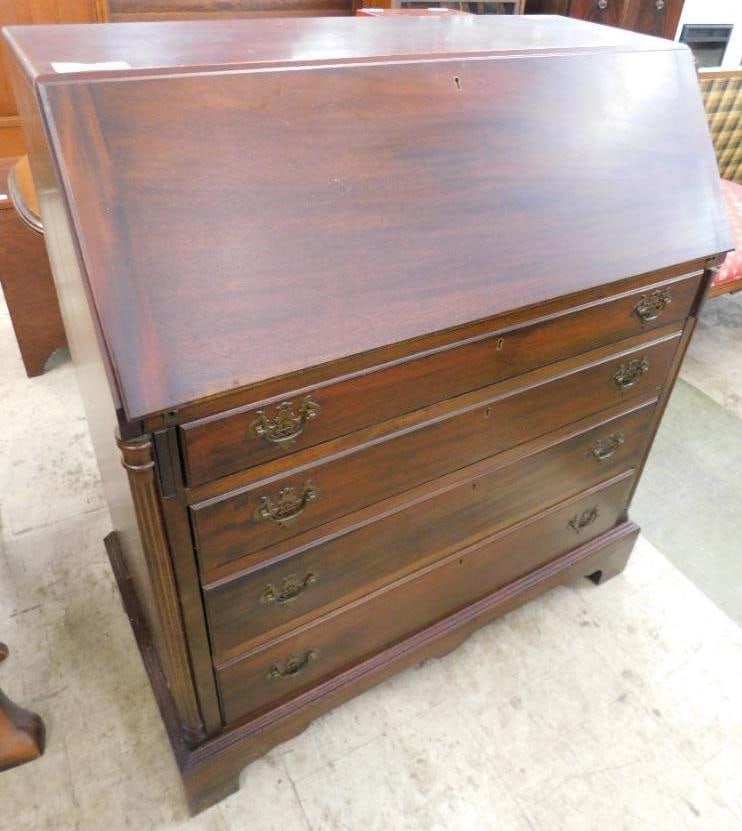 Mahogany Drop Front Desk - 41" x 37" x 19" (1 of 14)