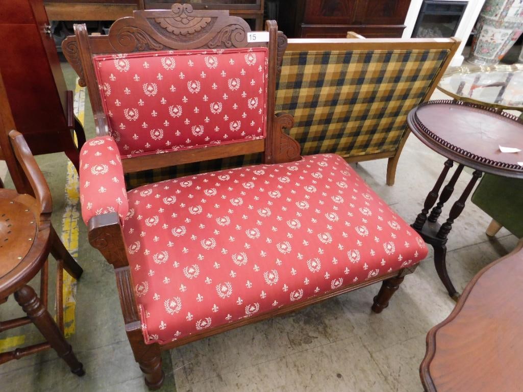 Eastlake Settee - 34" x 34" x 24" - 7