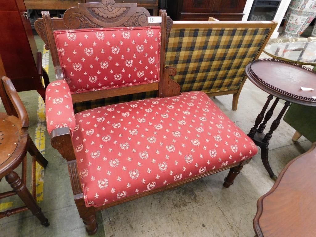 Eastlake Settee - 34" x 34" x 24" - 8