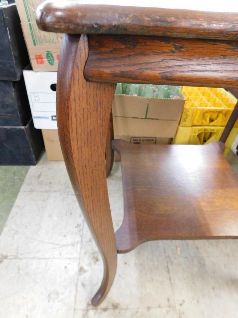 Oak Parlor Table - 29" x 24"x 24" - 3