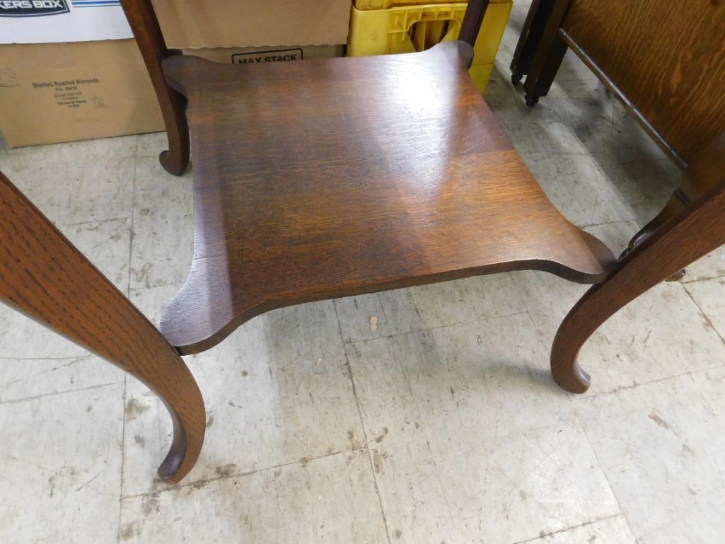 Oak Parlor Table - 29" x 24"x 24" - 4