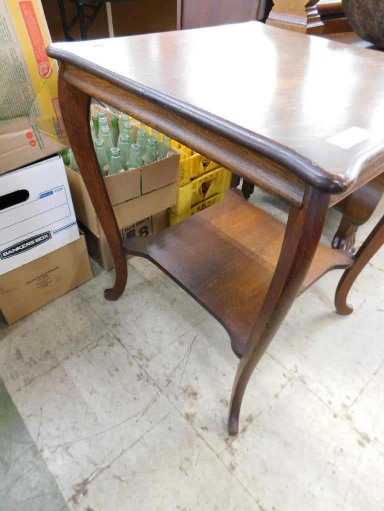 Oak Parlor Table - 29" x 24"x 24" - 5