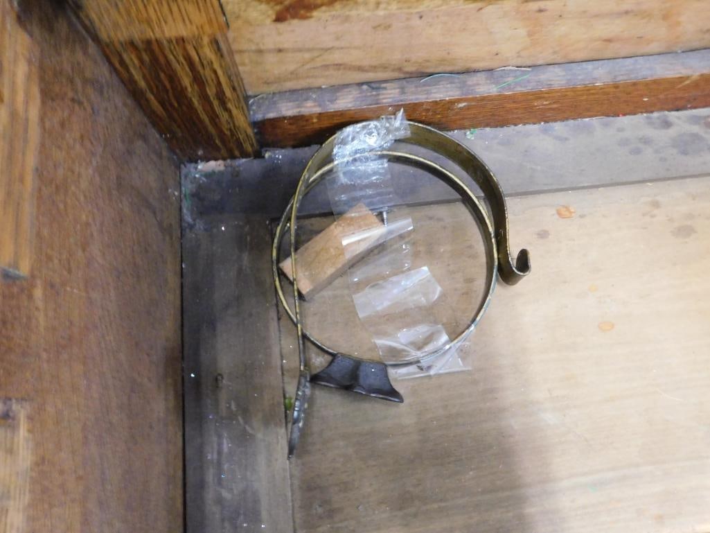 Shield Back Oak Hall Tree - 81" x 37" x 18" - 10