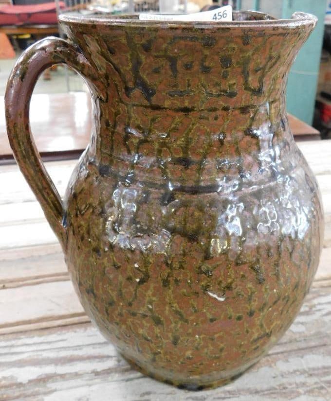 Edgefield Pitcher - 9" x 8": The Sellers Grandmother Got it in Newberry County - See Photos For Condition and Details 