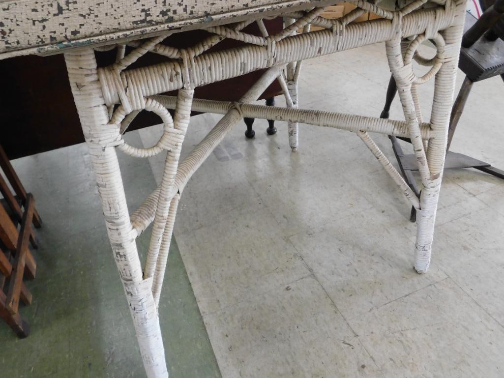 Hand Made Beaded Occasional Table - 30" x 42" x 42" - 4