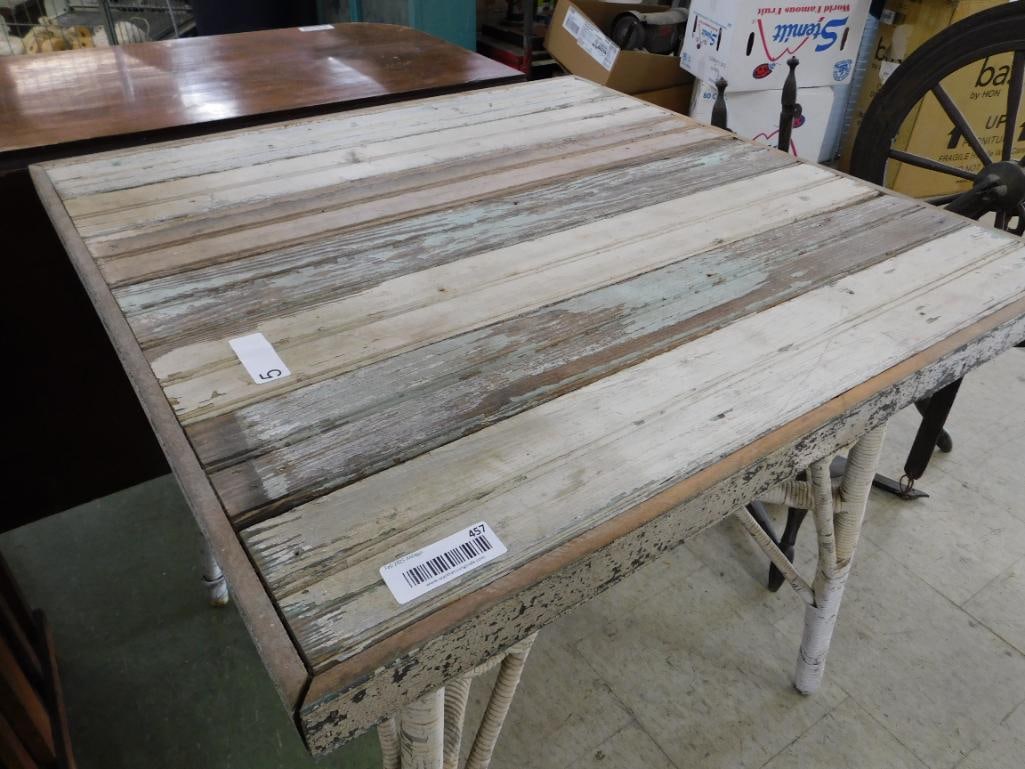 Hand Made Beaded Occasional Table - 30" x 42" x 42" - 6