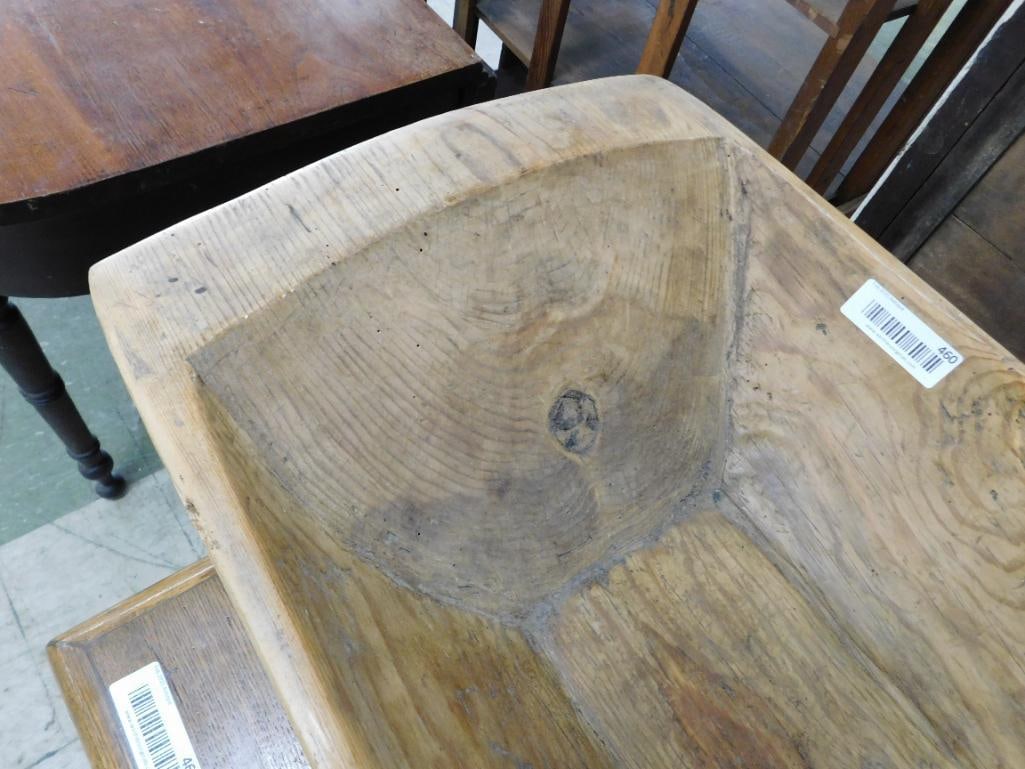 Rectangular Dough Bowl / Trough - 7" x 40" x 16" - 2