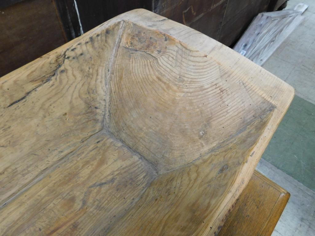 Rectangular Dough Bowl / Trough - 7" x 40" x 16" - 4