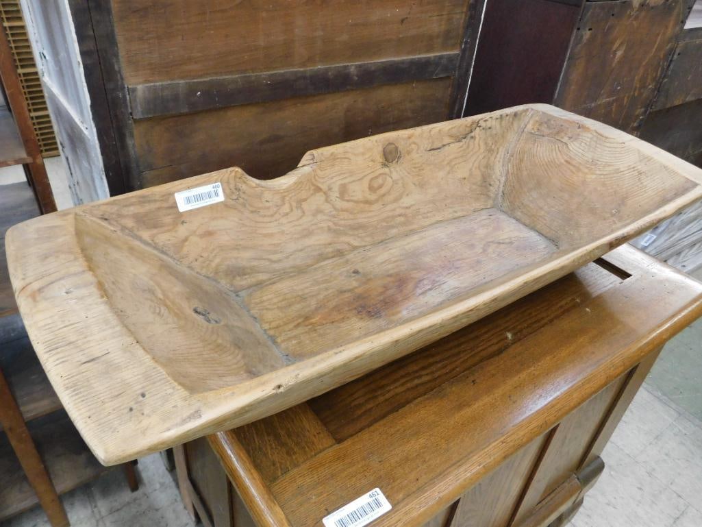Rectangular Dough Bowl / Trough - 7" x 40" x 16" - 9