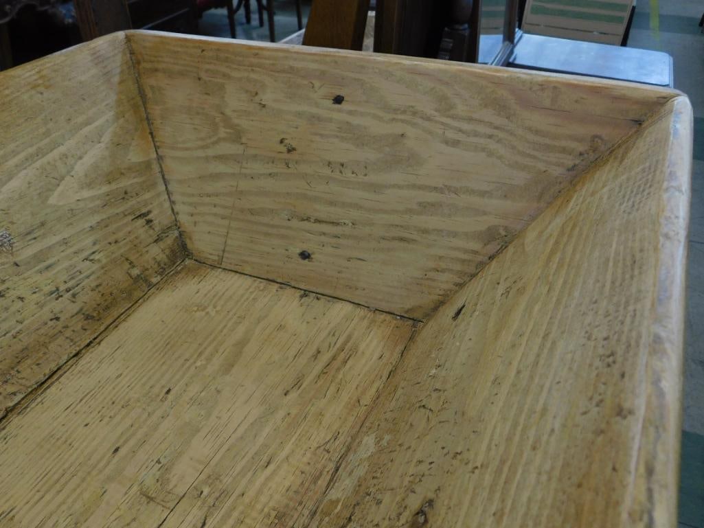 Rectangular Dough Bowl / Trough - 6" x 33"x 18" - 4