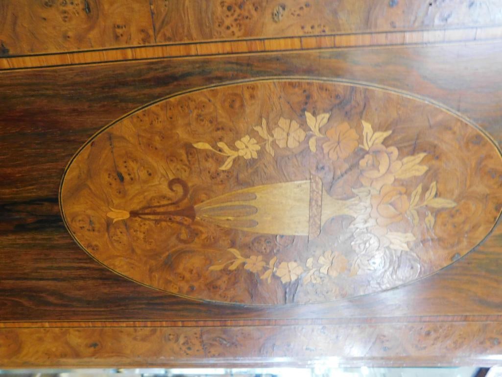 9 Piece Break Down Armoire - with Shelves - Inlaid - 90" x 60" x 19" - 3