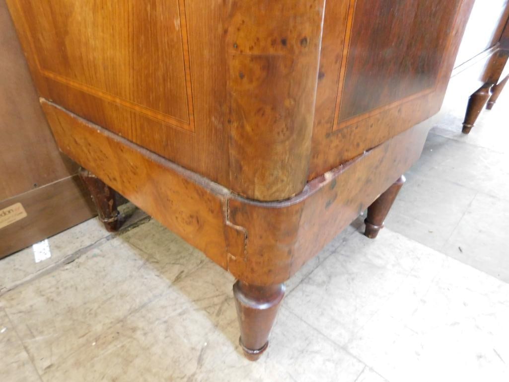 9 Piece Break Down Armoire - with Shelves - Inlaid - 90" x 60" x 19" - 7