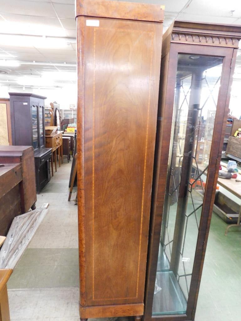 9 Piece Break Down Armoire - with Shelves - Inlaid - 90" x 60" x 19" - 8