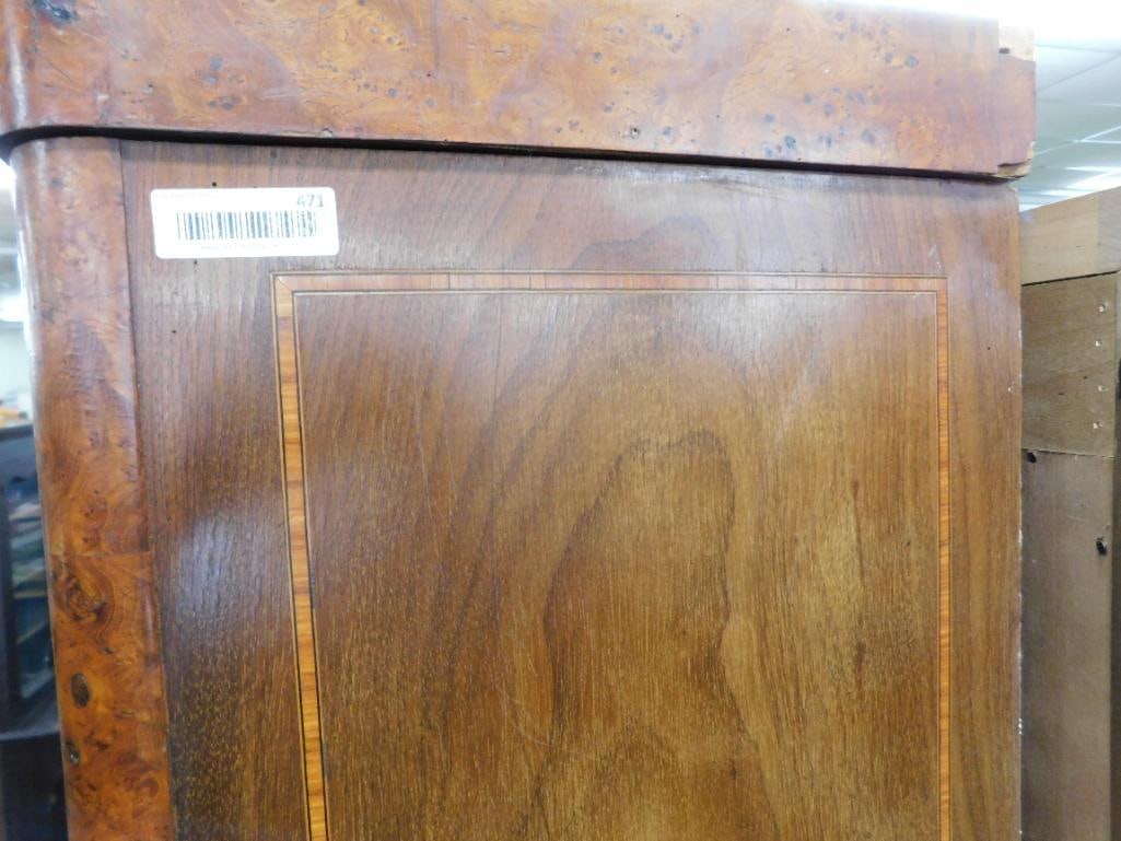 9 Piece Break Down Armoire - with Shelves - Inlaid - 90" x 60" x 19" - 9