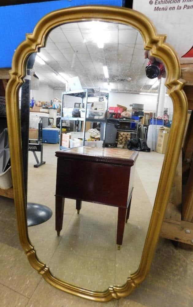 Carolina Mirror Co. - Gilded Framed Mirror - 36.5" x 19" (1 of 7)