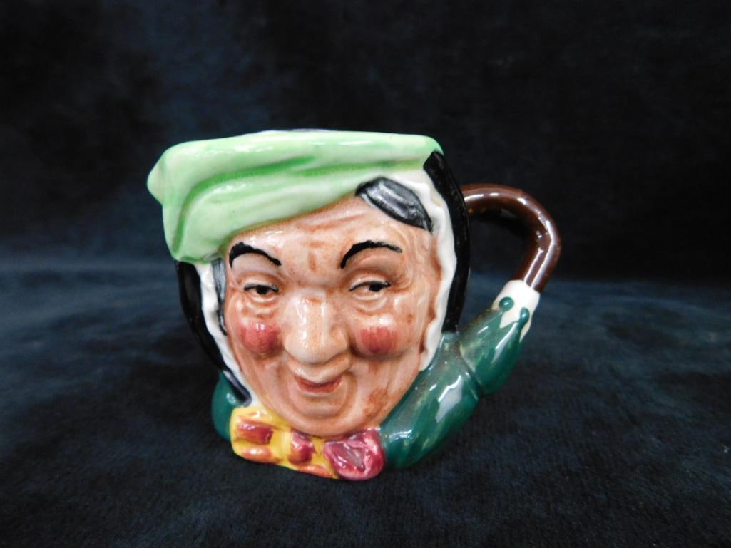 Royal Doulton Toby Jugs - 5 Mini 2.25" Tall - 2 Medium 4" Tall - 2