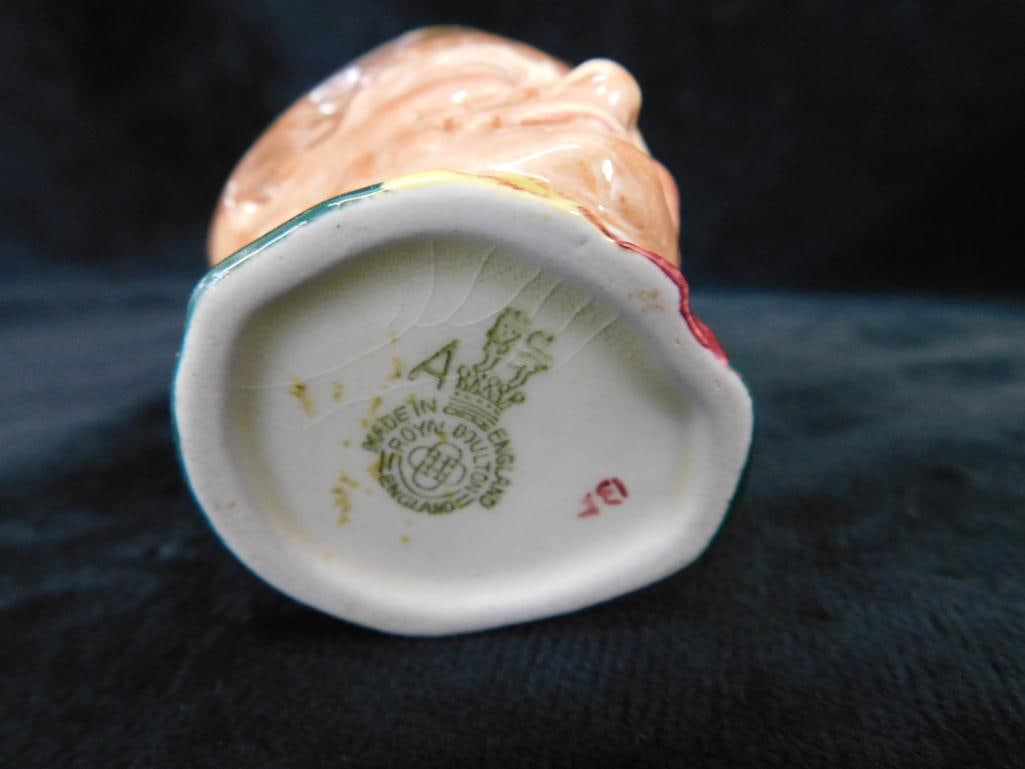 Royal Doulton Toby Jugs - 5 Mini 2.25" Tall - 2 Medium 4" Tall - 7