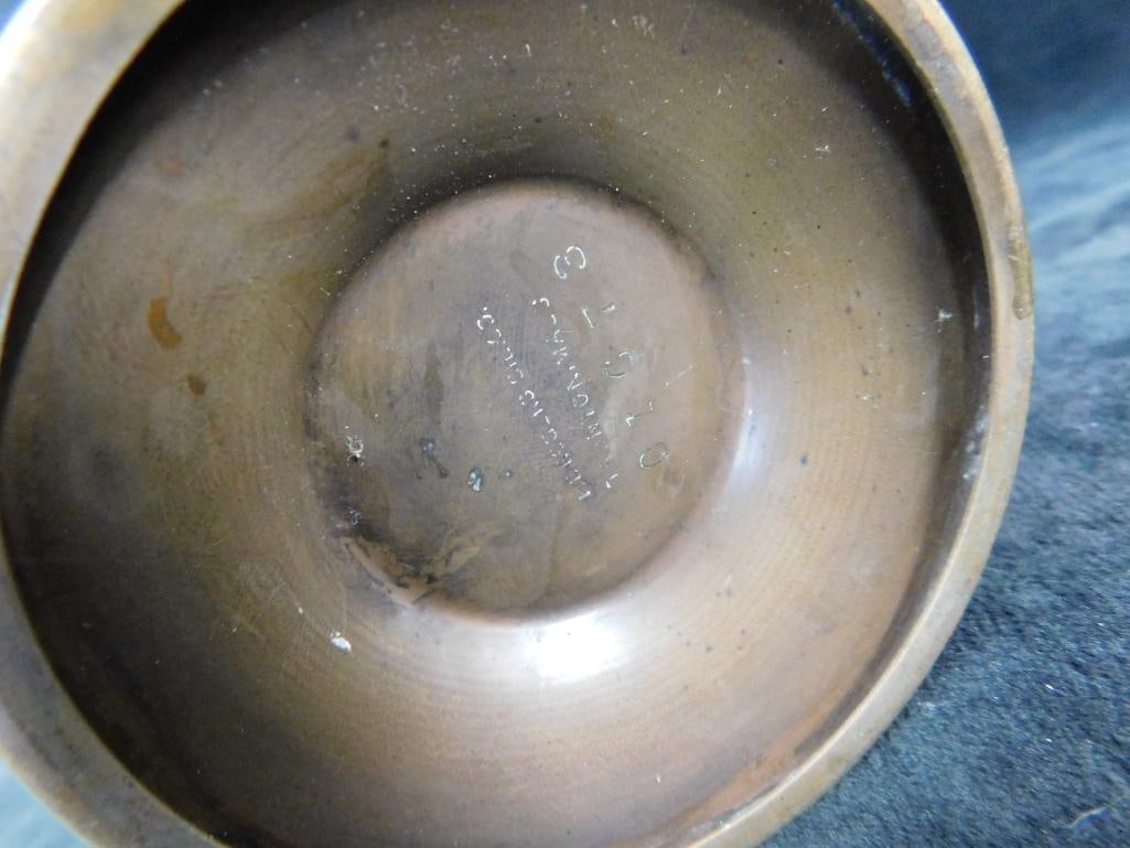 Lot of 2 Vintage Trophies - 1907 Providence RI "Home Week" - 7.5" Tall and - 9