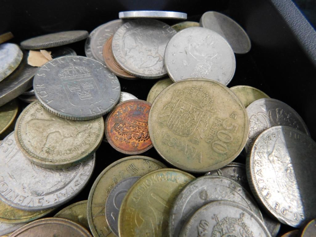 Tray Lot of Misc. Foreign Coins - 4